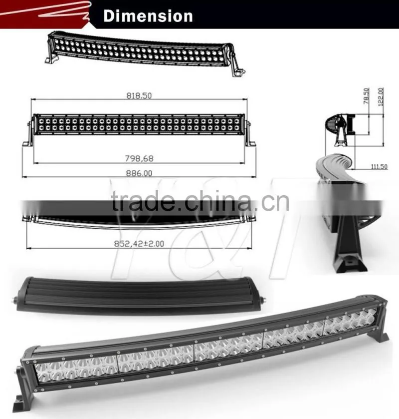 truck driving light 180W Offroad Led Lamp automotive lighting system for JEEP