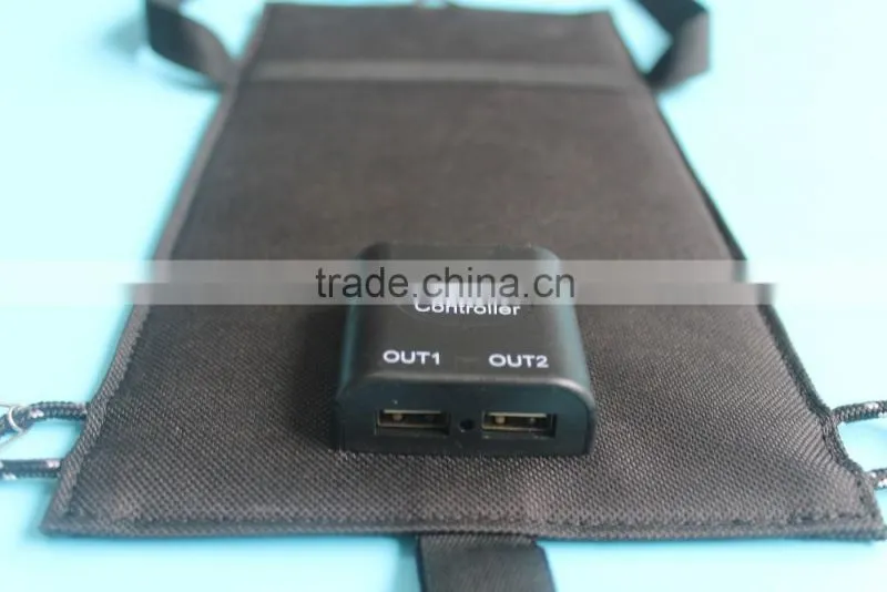 6.5w outdoor waterproof solar mobile power bank charger for iphone