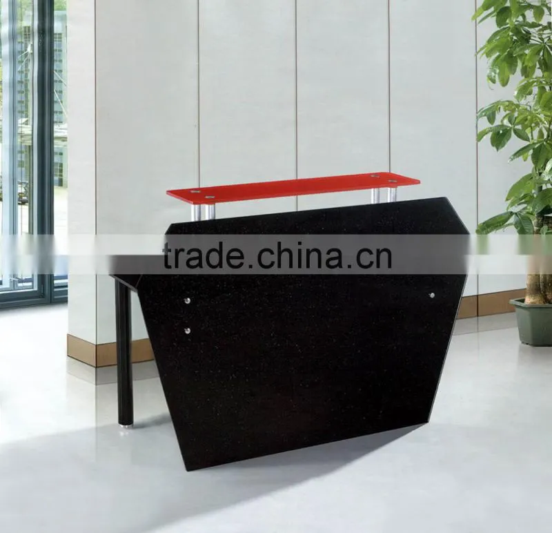 office furniture glass Hotel reception desk Modern 2-layer Reception Desk | reception table/PT-P020