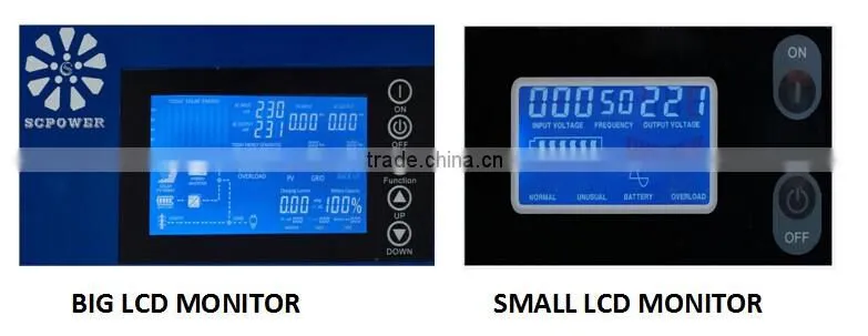 2kw pure sine wave hybrid solar inverter