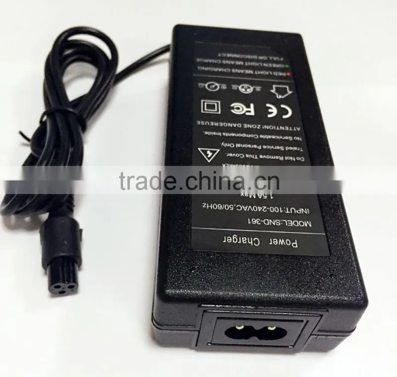 Wholesale 42v 2a electric bike balance drift scooter us battery charger adapter