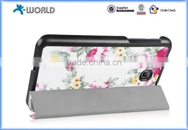 Magnetic Folding Printing Leather Case for Samsung Galaxy Tab A 7.0