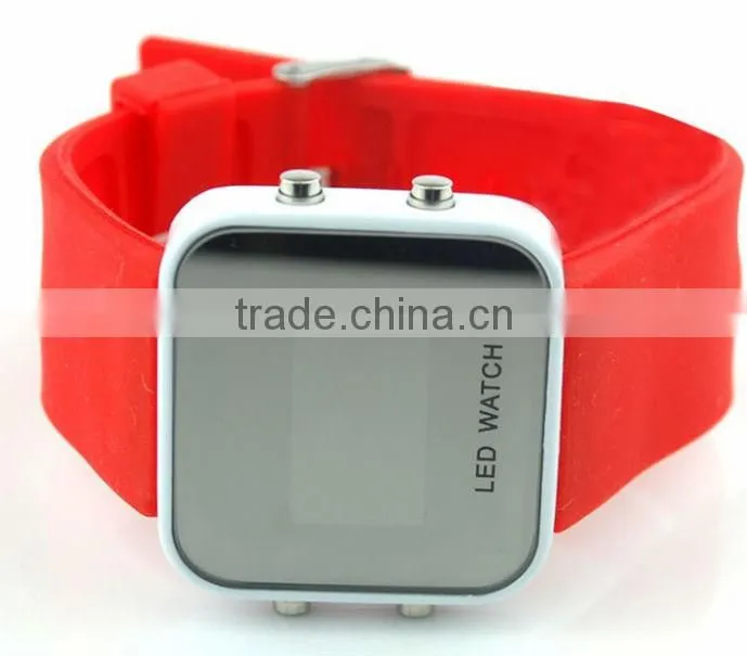 customized logo ladies silicone electronic jelly watches