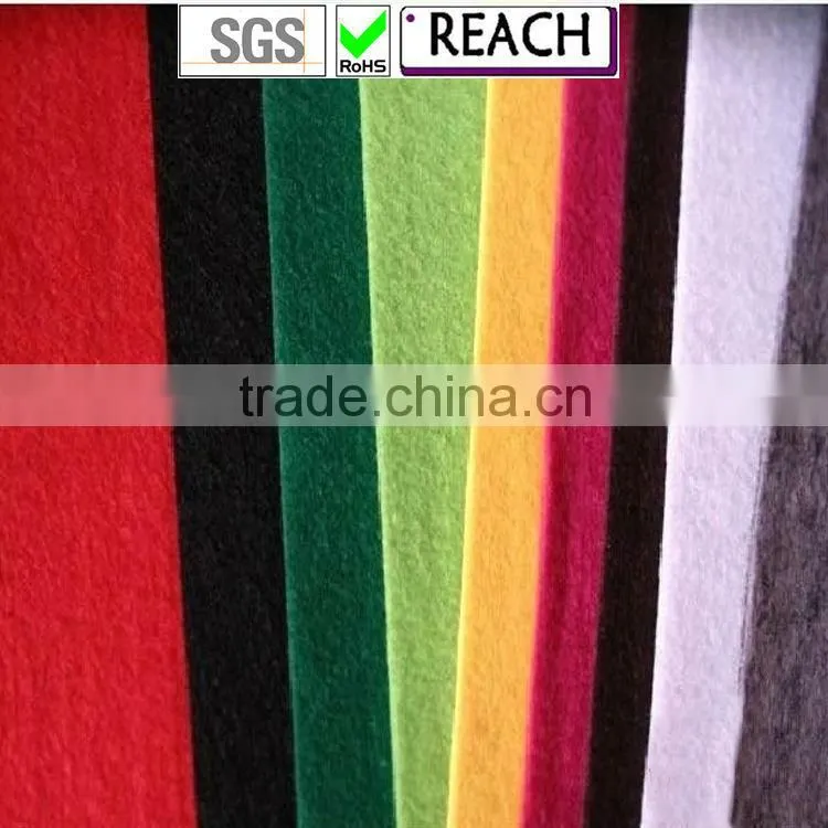 Colorful Wool Fiber Needle Punched Nonwoven Felts