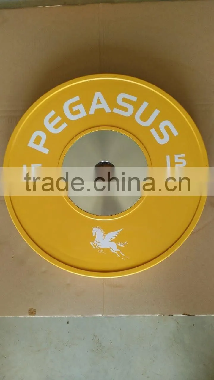 Crossfit 10kg green competition bumper plates