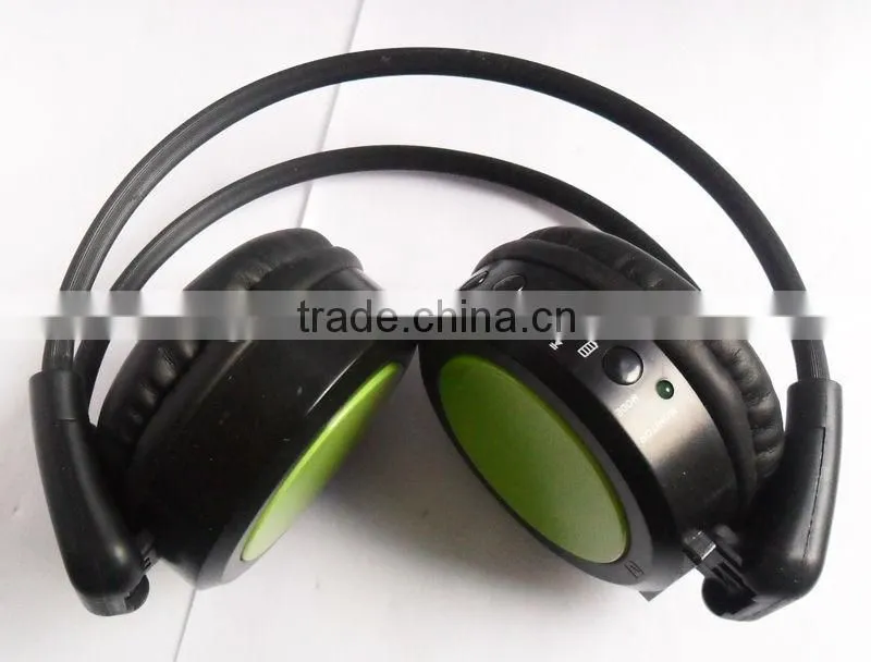 Fashional Wireless headphsets with FM radio and TF card slot