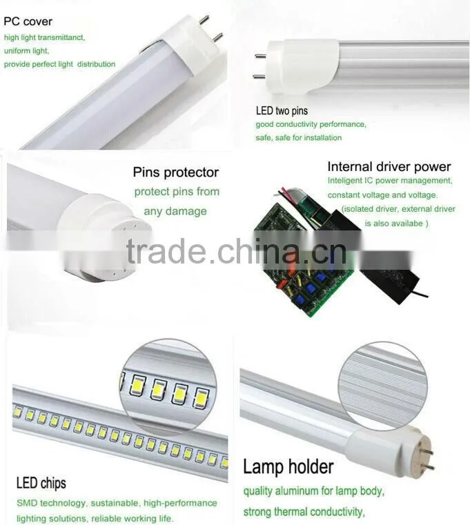 P9 Alphogo compatible with conventional ballast and starter LED tube 4 feet T8 22w led tube