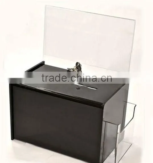Clear Acrylic Desktop Book Holder Acrylic Comic Book Shelf