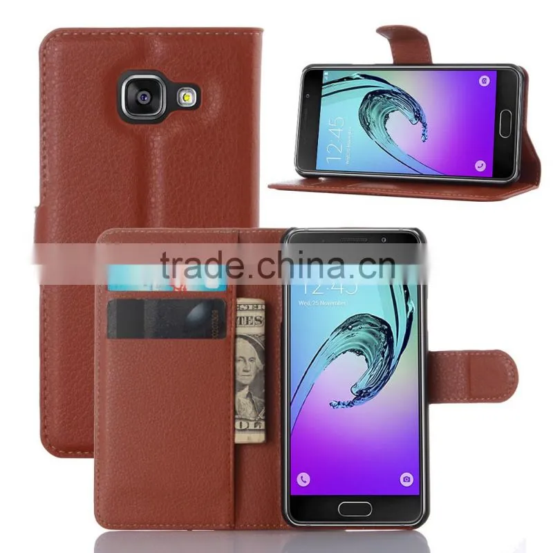High Quality Leather Card Wallet Folio Stand Flip Case Cover for Samsung GALAXY A3 A310