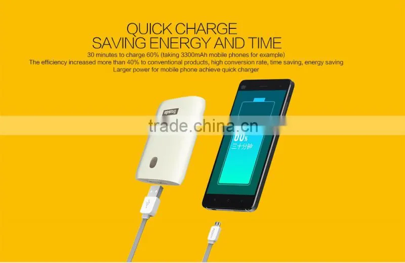 Wholesale 10400mah power bank with qualcomm quick charge 2.0 technology power bank for smart phone
