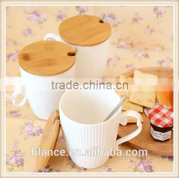 white personlized coffee tea cup promotion