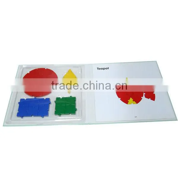 Plastic letter puzzle game,puzzle educational toys