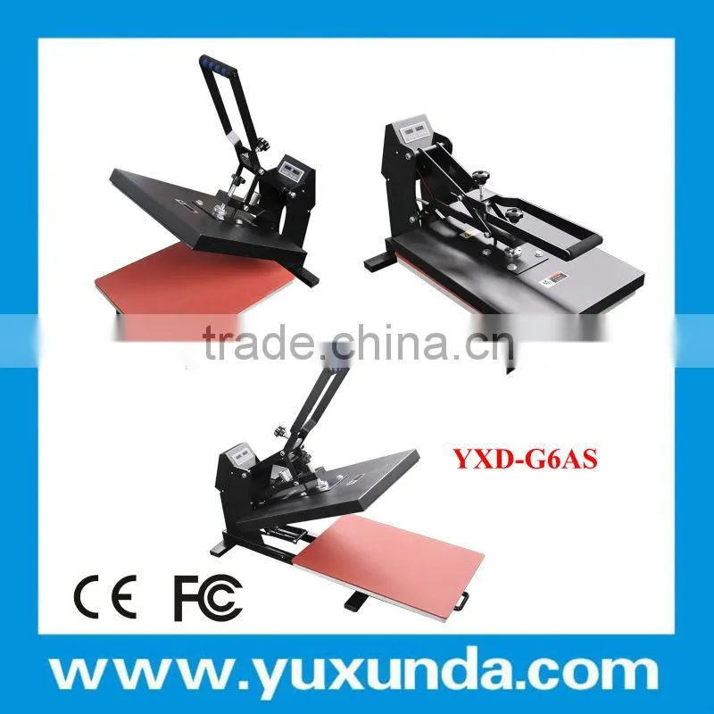 2014 high quality T-shirt air operated heat press machine plain heat press machine T-shirt heat transfer machine
