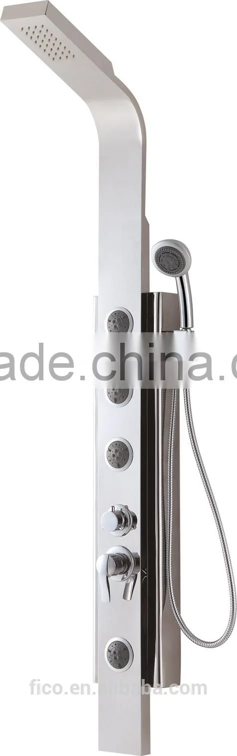 Fico 2015 FS-2015(Satin chrome), Stainless steel shower panel