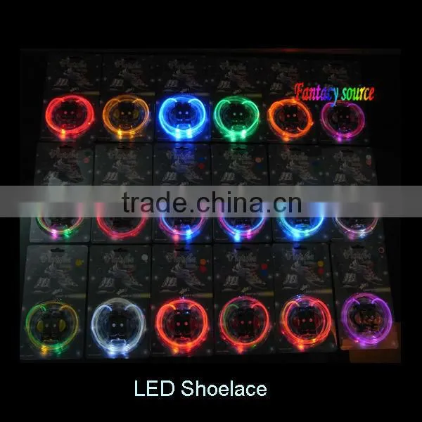 factory supply led glowing shoelace