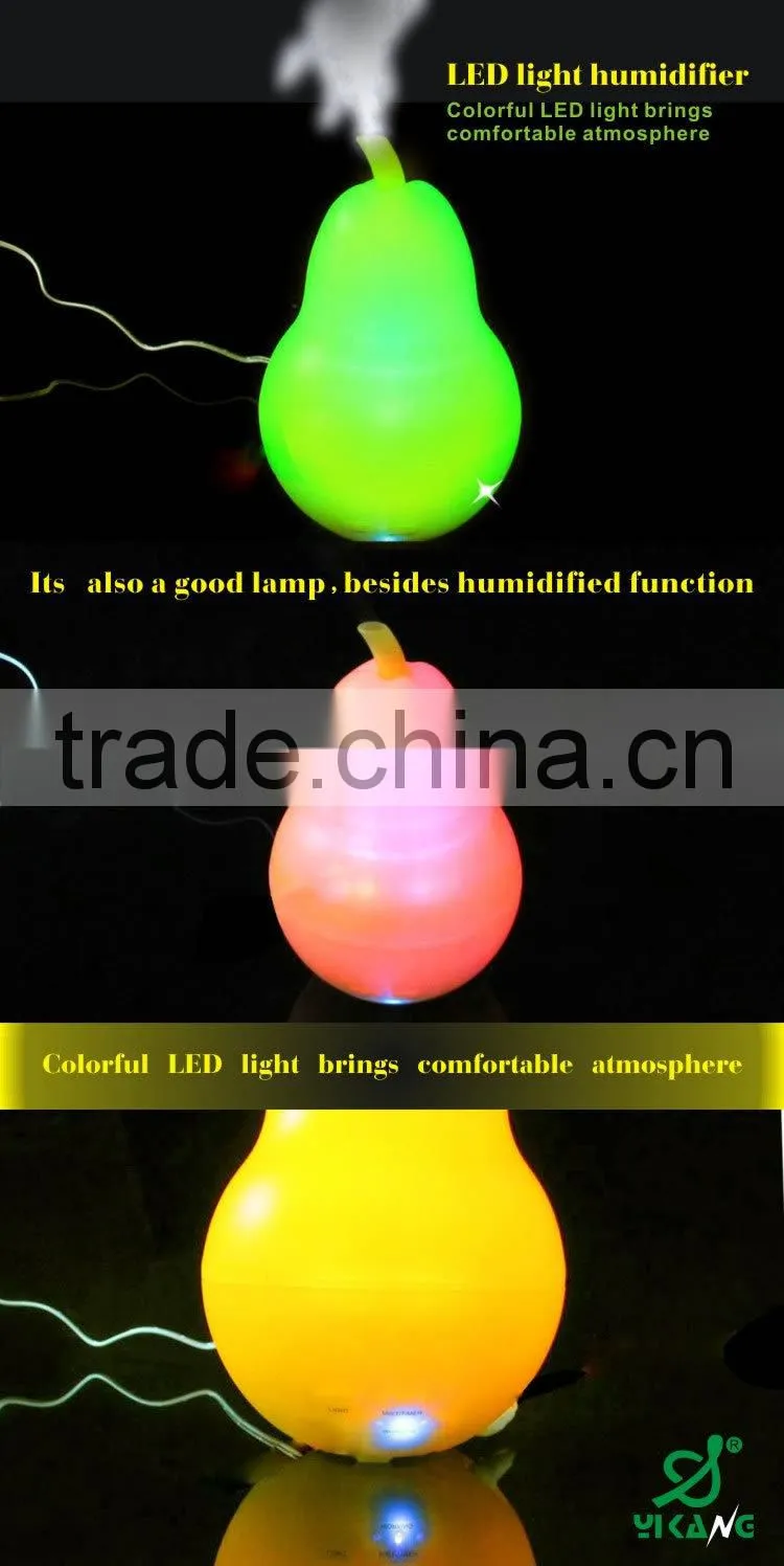Tabletop Pear Ultrasonic Cool Mist Aroma Diffuser and air humidifier for Room