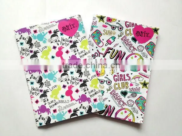 notebook w/customer design,wholesale paper notebook