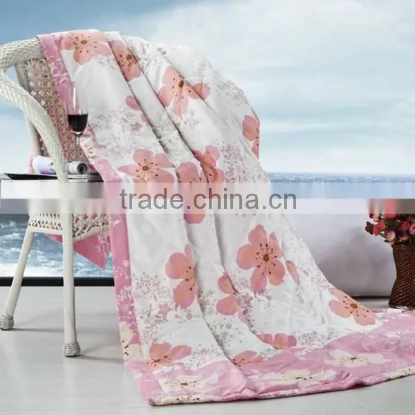 free sample available romantic hotel printed summer quilt sets