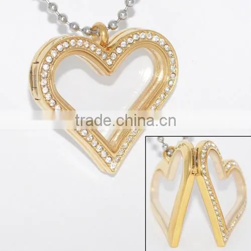 floating locket pendant
