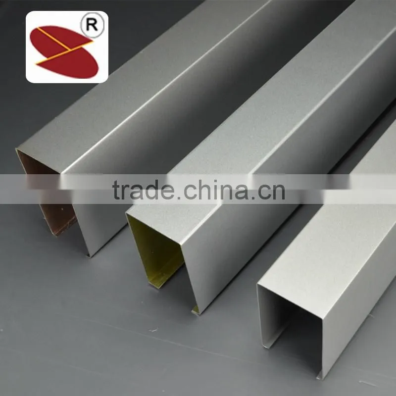 0.7mm thickness aluminium baffle ceiling tiles