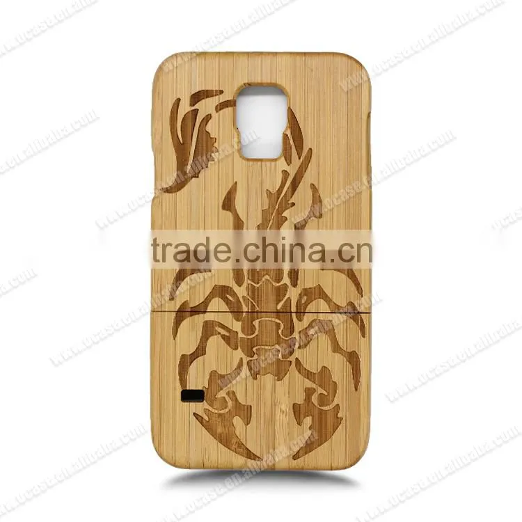 Bamboo cell phone case for samsung galaxy s5 phone case for mobile phone accessory