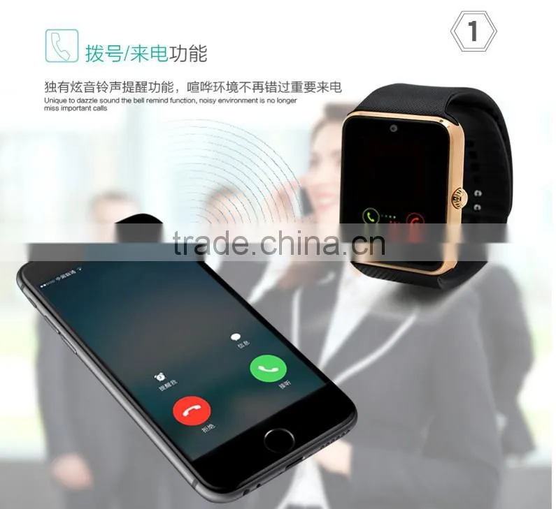 GT08 One Bluetooth Phone Smart Wrist Watch Phone with NFC and GSM Standalone Function