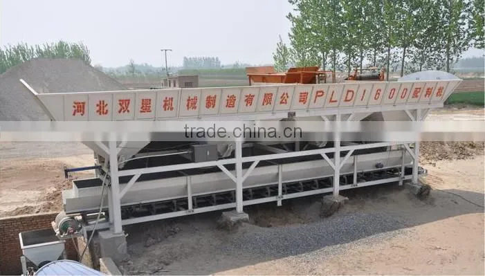 New type CE certified PLD1600 aggregate batching machine