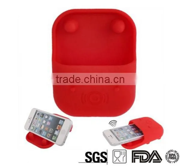 New Promotion Portable Cellphone Accessories silicone portable speakers