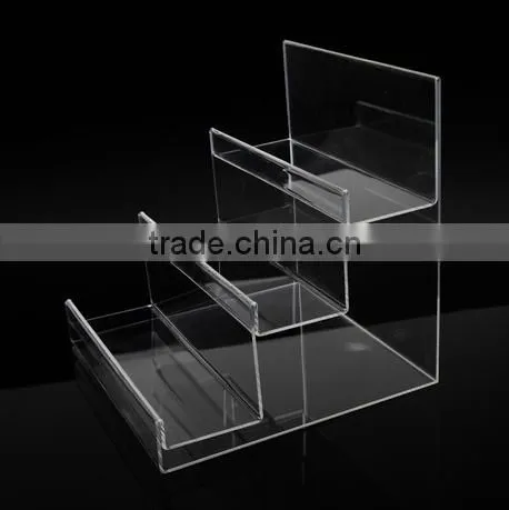 clear acrylic wallet display stand