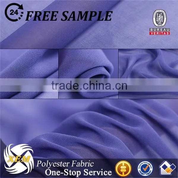 Fashion pearl chiffon fabric for party