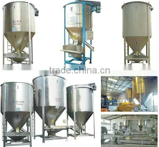 220-380 volts tri-phase industrial mixer machine for masterbatch;plastic vertical mixer horizontal mixer