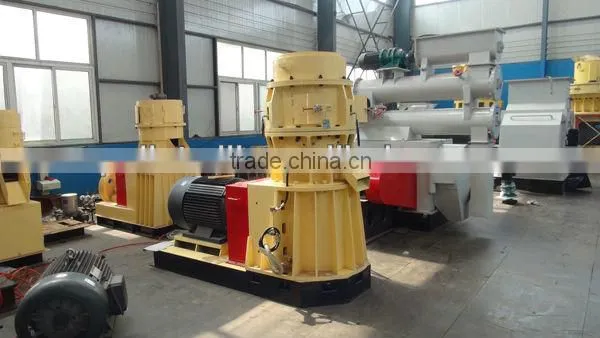 flat die wood pellet mill/wood pellet making machine with CE