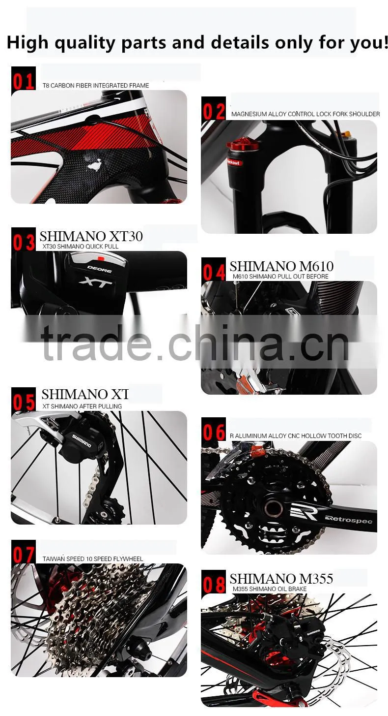 manufacturer race mountain bike chain cycling mtb bikes with double disc brake