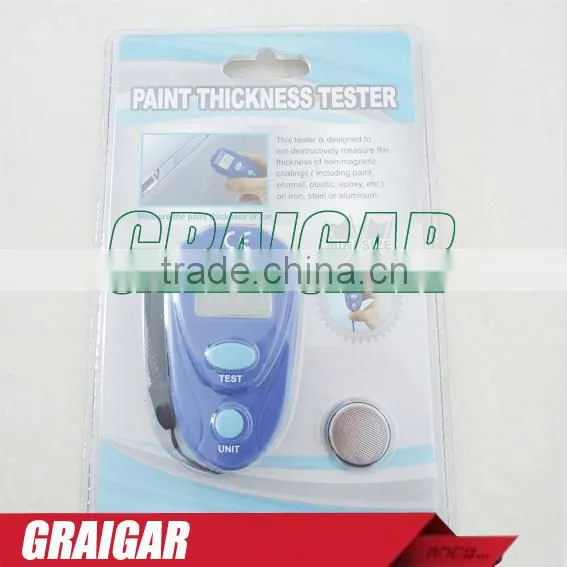 Digital LCD car Coating Thickness Gauge Car Painting Thickness Tester Paint Thickness Meter DIY Instrument EM2271 0-80mil 0.1MM