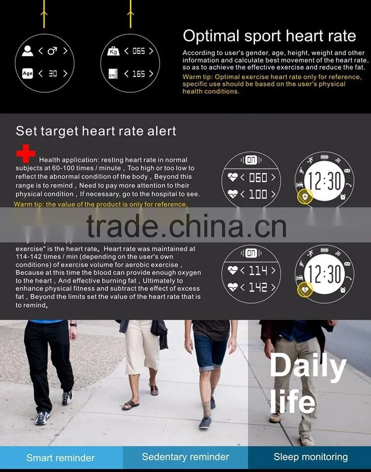 Touch screen mobile watch phone, smartwatch android with IP68 waterproof, kids cell phone watch with heart rate testing