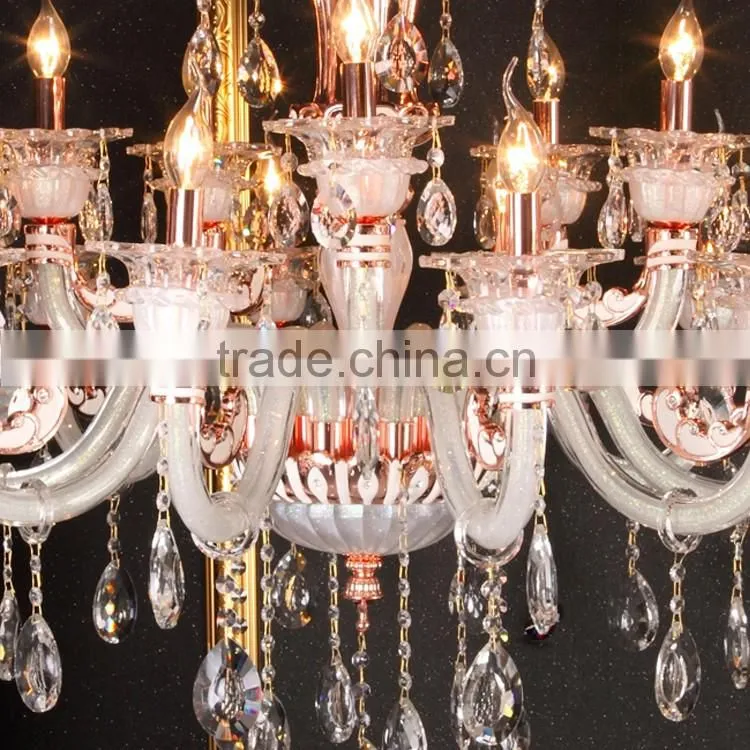 Vintage zinc alloy & glass bowl chandelier & pendant lighting