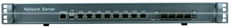 1U rackmount Network server ,networking appliance server pfsense with 8 ethernet ports