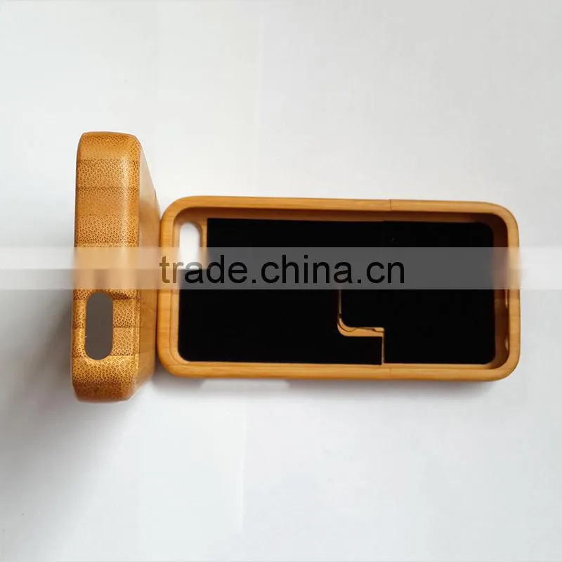 High quality real wood bamboo for iphone case 5c