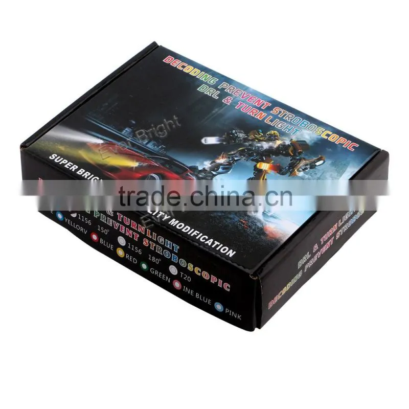 1set/2pcs auto lighting 4014 60smd canbus led auto light led bulbs led drl turn signal light