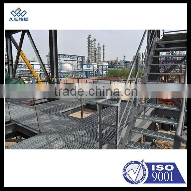 project used galvanized platform steel grating weight