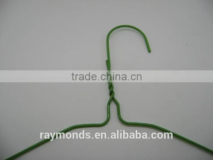 Dry Cleaning Wire Hangers With Plastic Powder Coated