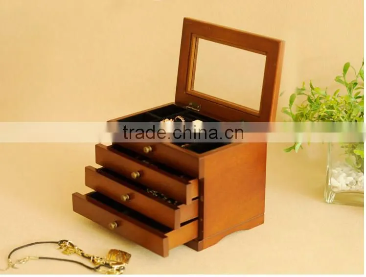 Alibaba China Wooden Custom Jewelry Box for Jewelry