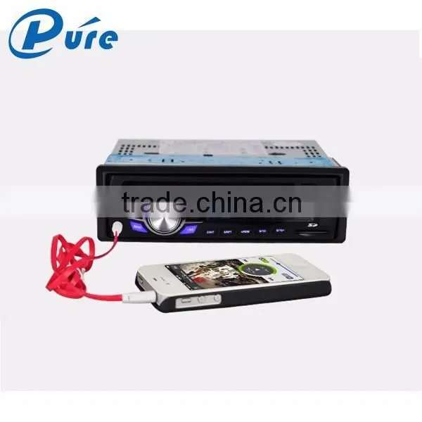 High quality 1 din lcd color and digital display screen dvd player for car