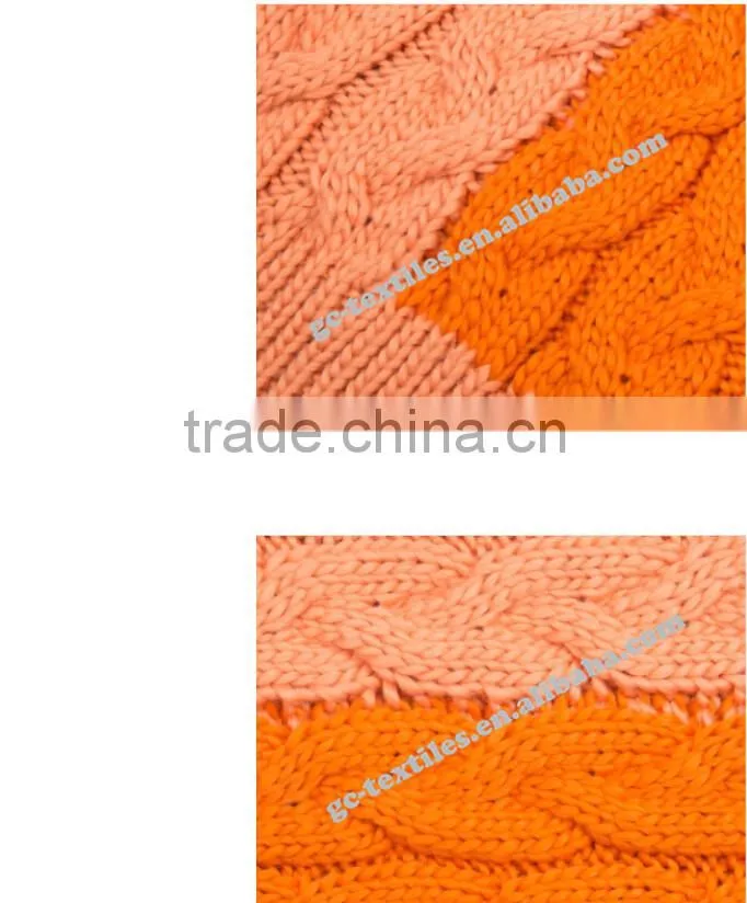100% acrylic assorted/multi knitted scarf with fashion style