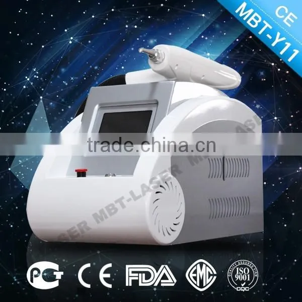 2016 Cheapest protable Q-switch ND yag home use laser / nd yag laser tattoo removal