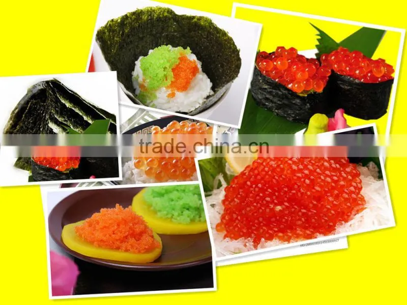 Different Colors Fresh Nutritions Seasoned Capelin Roe herring roe