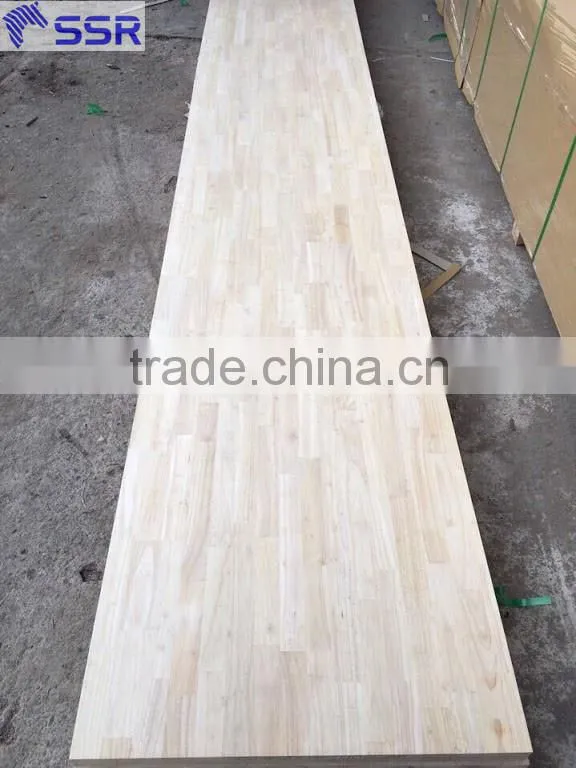 Rubber wood finger joint board for benchtop/worktop/countertop