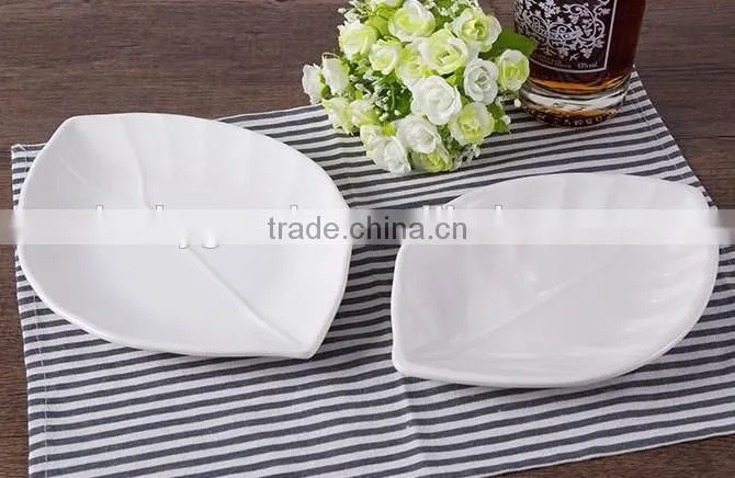 hot sale restaurant use white melamine rectangular plates