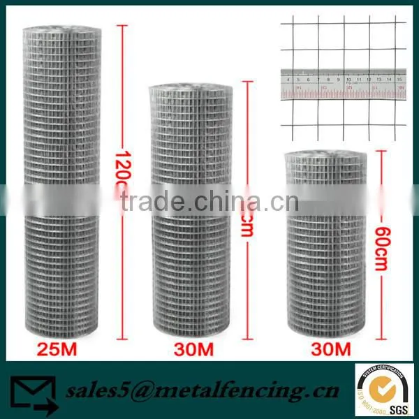 Galvanised Welded Mesh Wire 20m Rabbit Hutch Dog Run Fence panel
