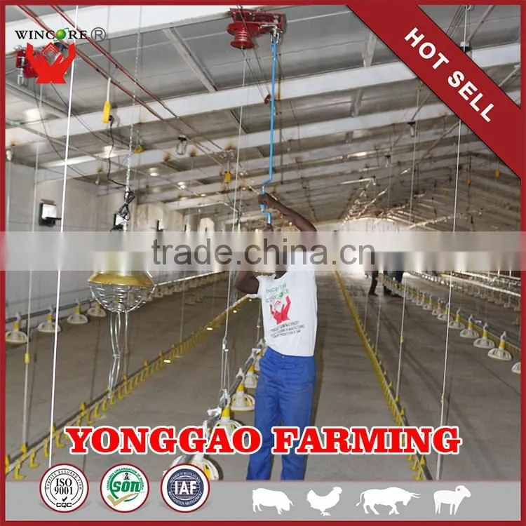 Automatic Poultry House Animal feeding line for broiler chicken Poultry equipment in Animal feeding system